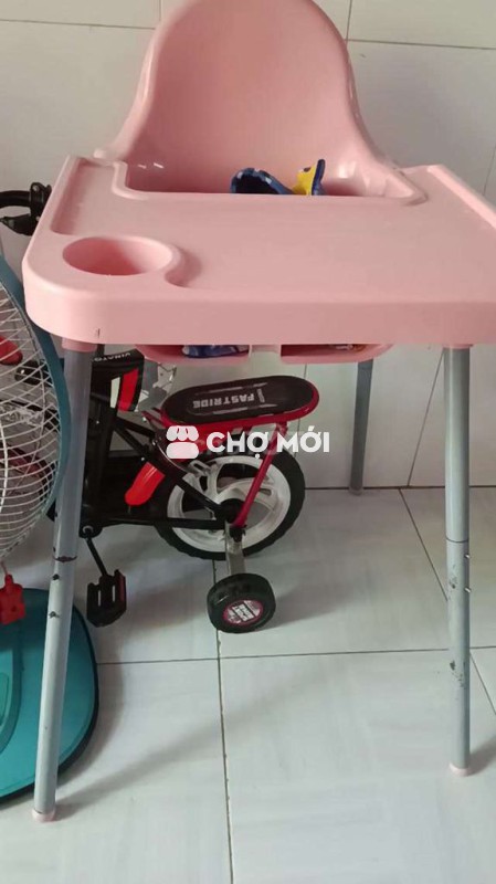 Ghế ăn dặm Từ 1 đến 4 tuổi Hồng 90%