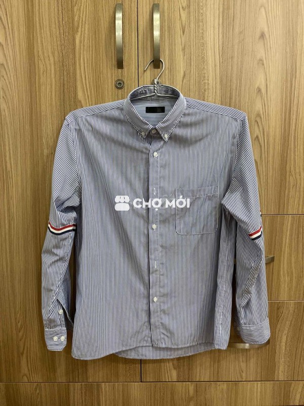 Áo sơ mi Uni quilo sọc chính hãng