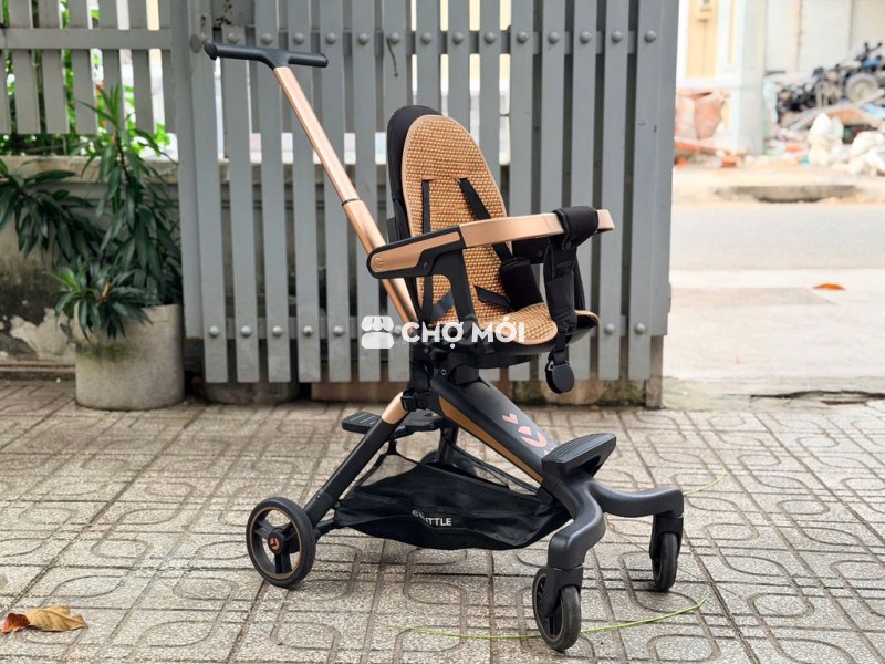 Xe đẩy du lịch gấp gọn 4 bánh Elittle chống sốc