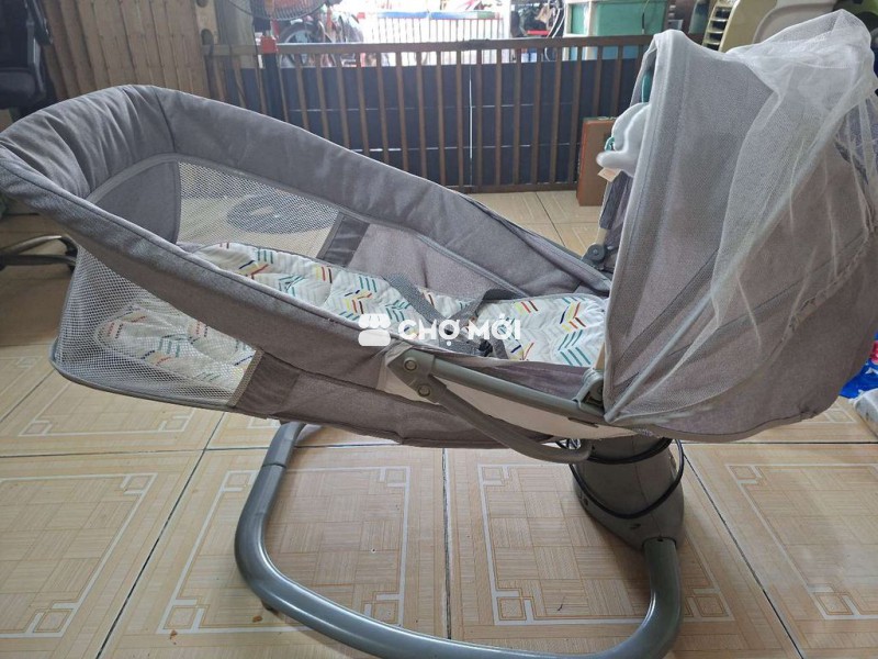 Nôi rung điện Mastela 8104 Xám