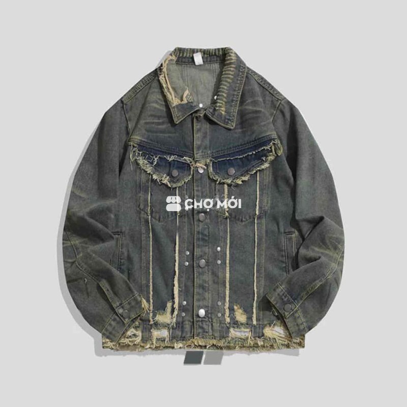 Áo khoác jean Taobao nam nữ