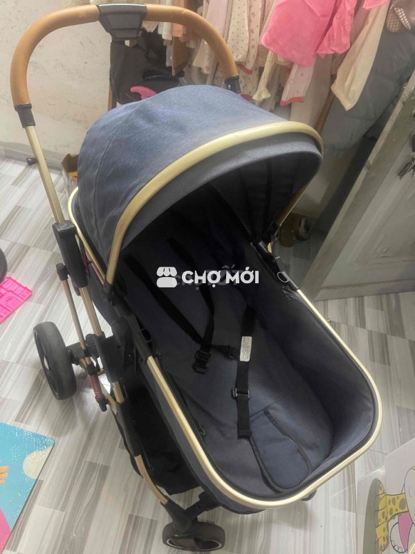 Xe đẩy em bé khung thép cacbon