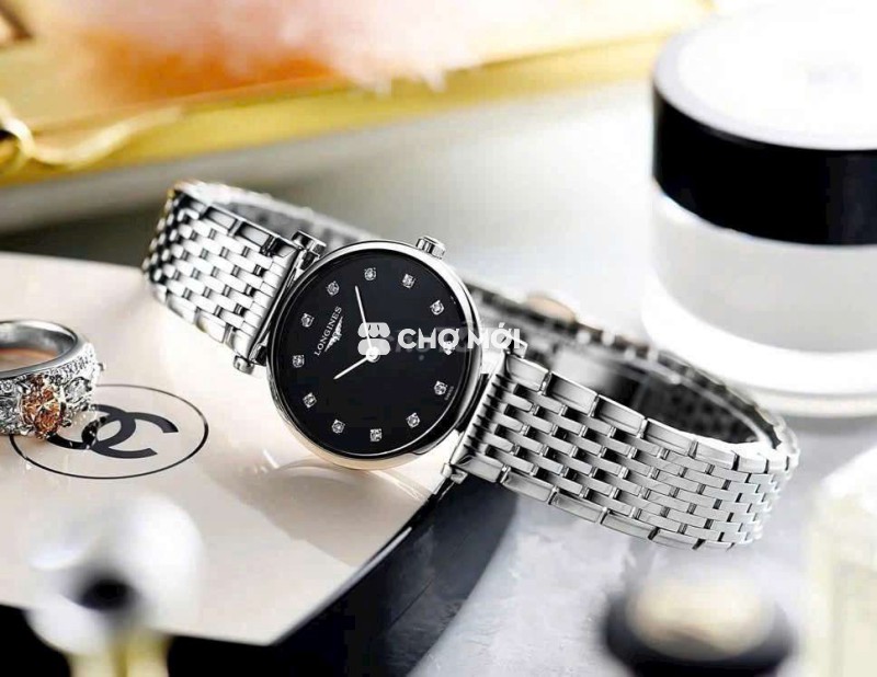 ĐH Nữ : Longines Siêu Mỏng Kim Cương Zin Fullbox