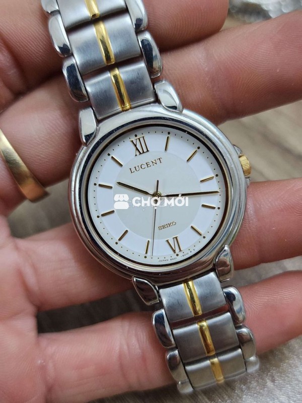 Đồng hồ Seiko Lucent thép vàng
