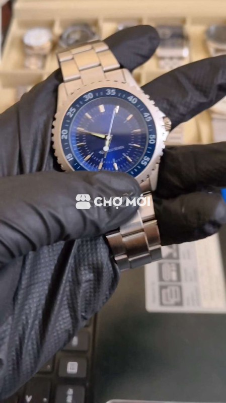 Đồng hồ MildSeven Nam Thép Xanh 42mm