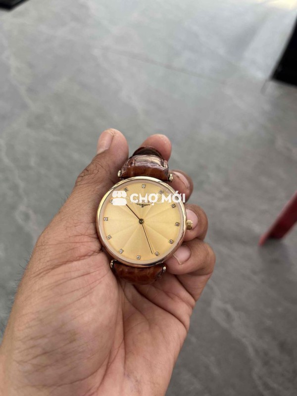 Đồng hồ Longines Nam Da Mạ vàng