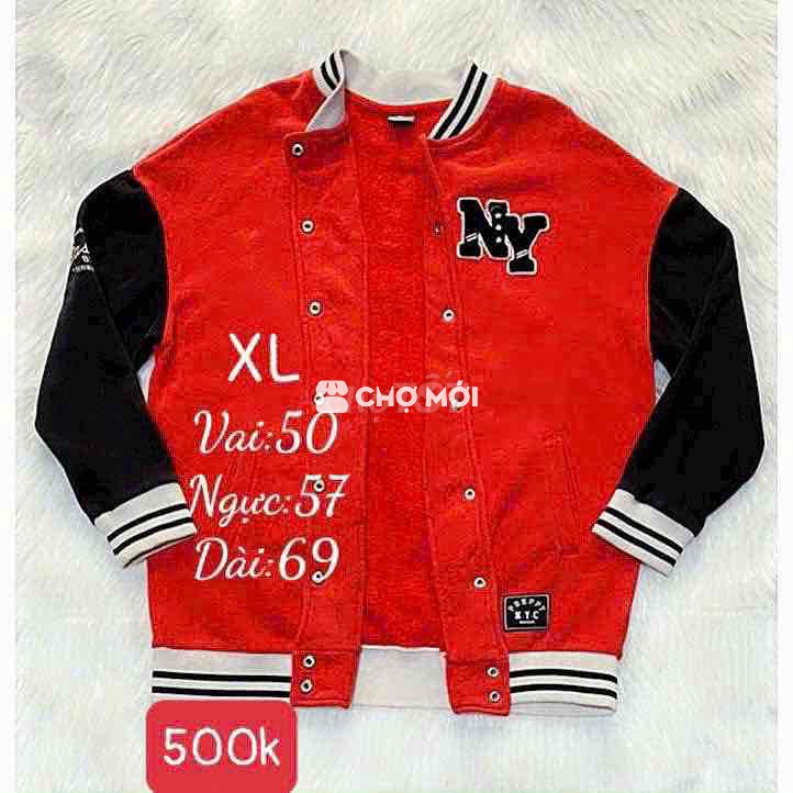 Áo khoác Bomber vải L