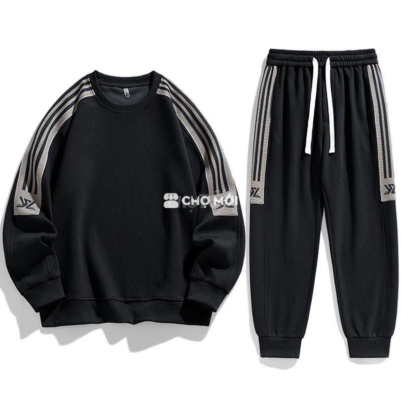 Bộ quần áo thu đông dài tay dày dặn thời trang