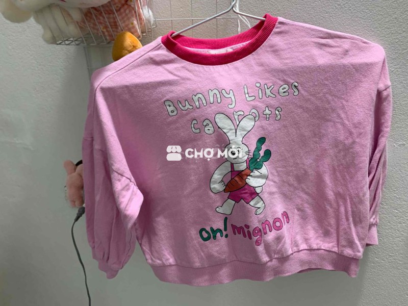 Áo nỉ nữ Vải nỉ Hoạt hình