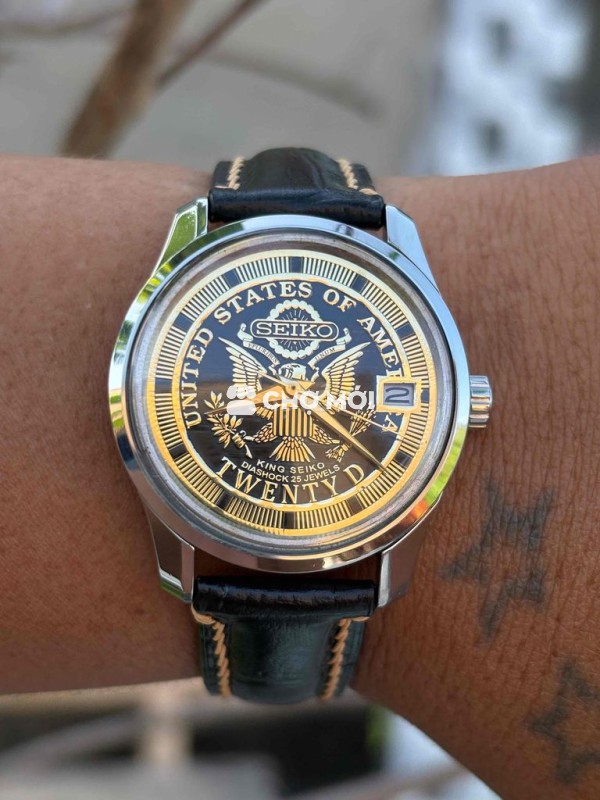 King Seiko xu đại bàng mề 14k