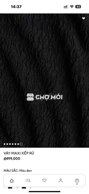 Đầm maxi Zara Nữ Đen