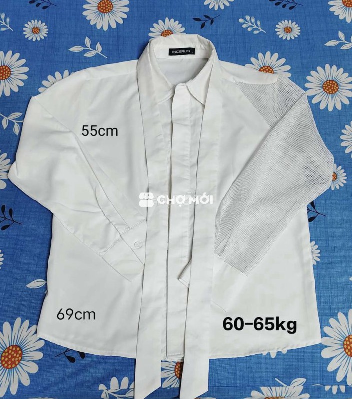 Áo sơ mi nam dài tay dạ tiệc size 60-65kg