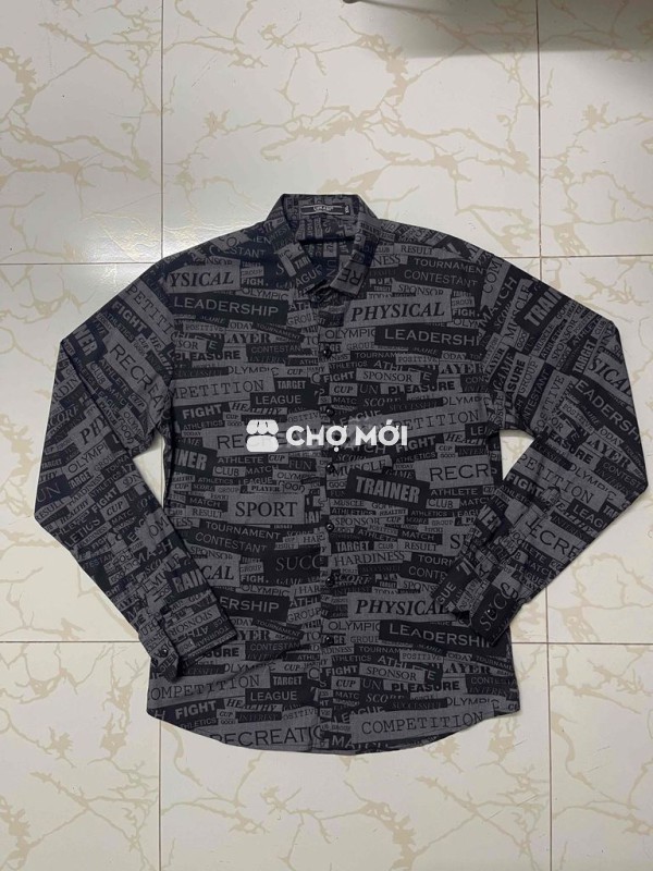 Áo sơ mi LUKASI Nam Đen xám XXL