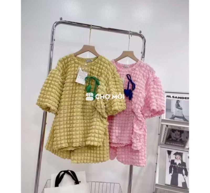 Bộ đồ nữ Vải xốp trẻ trung
