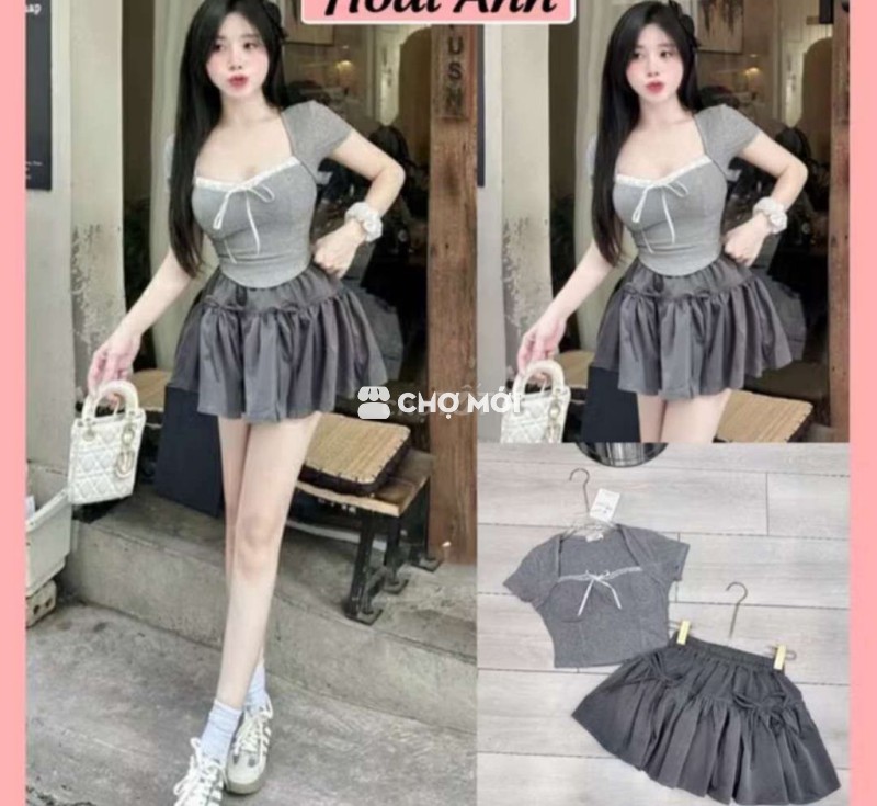 set váy dễ thương xinh xắn