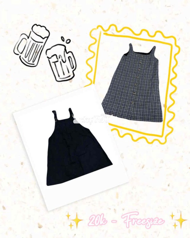 Váy đầm nữ Freesize Mới