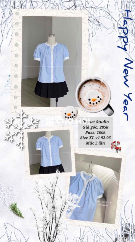 Áo sơ mi Outset Studio Nữ XL Đã dùng