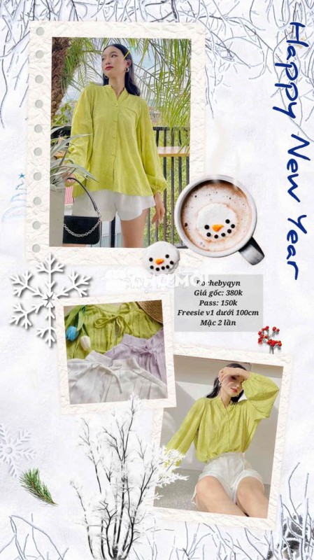 Áo sơ mi nữ Rochebyqyn Freesize