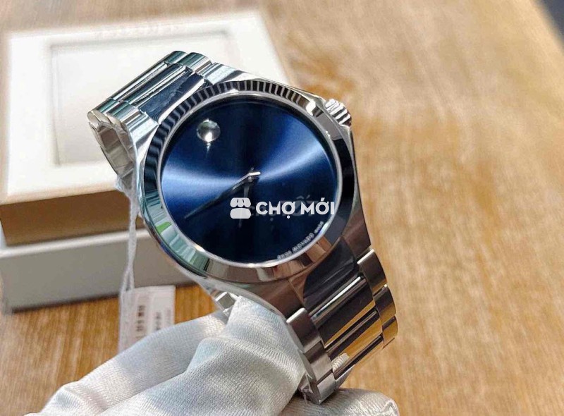 Movado Defio 0607311 mặt xanh navy dành cho NAM.