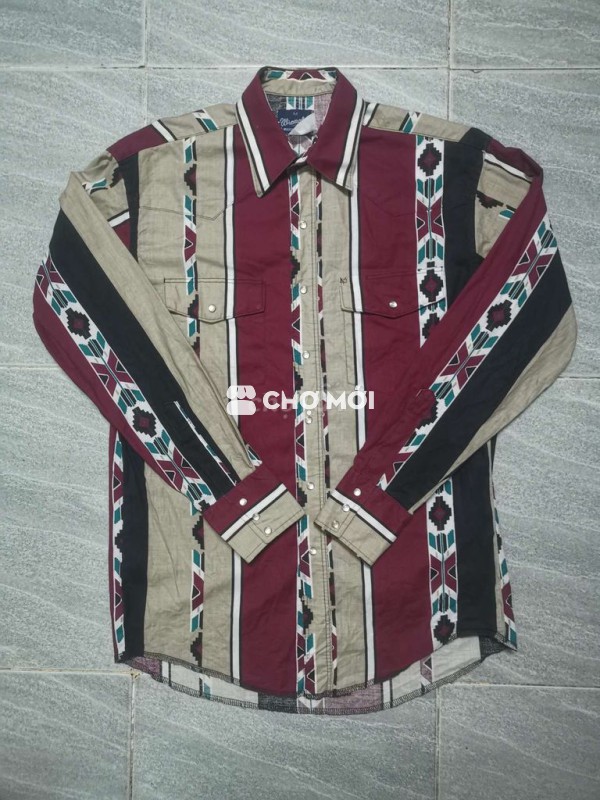 Áo khoác kaki Wrangler WesterClassicMonoU.S form M