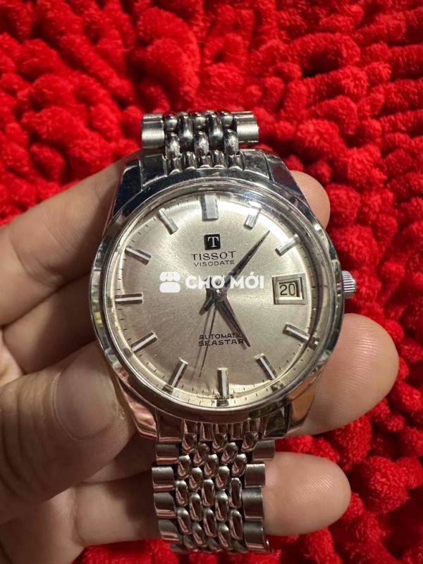 đồng hồ cơ automatic dây hạt gạo