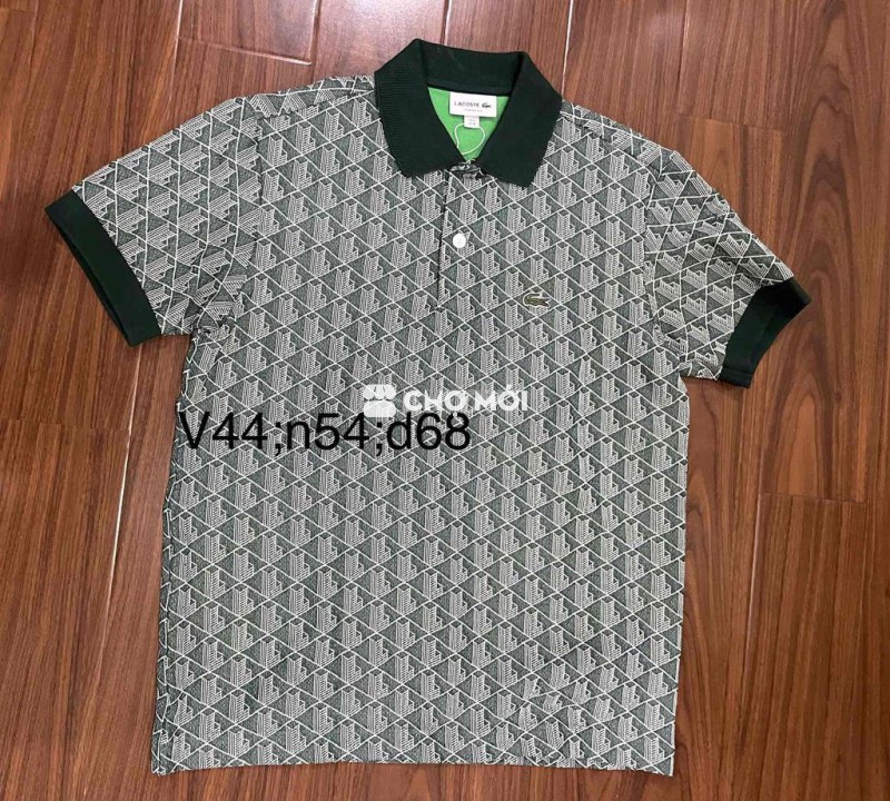 Áo polo Lacoste Nam Xanh lá size 4 Chưa sử dụng