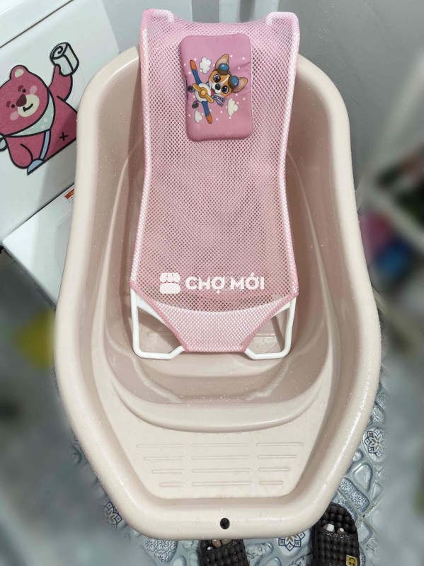 Thanh lý thau và lưới tắm cho bé