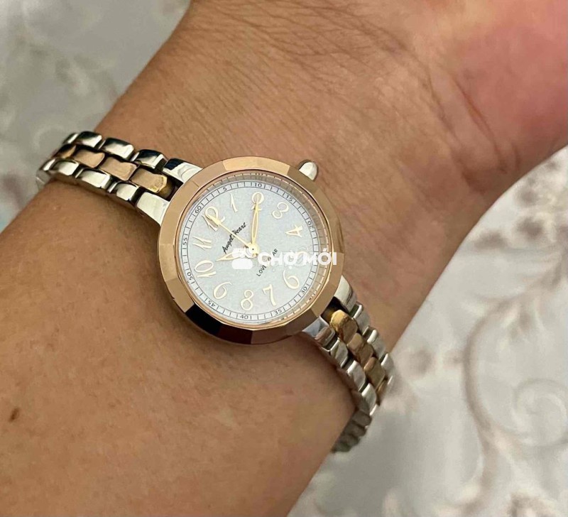 Đồng Hồ Nữ demi vàng hồng solar đẹp.