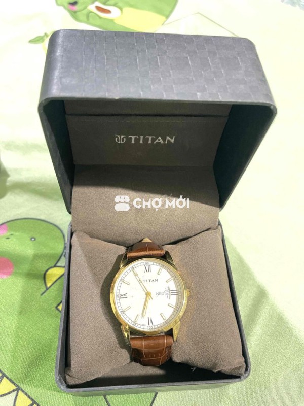 Đồng hồ Titan Nam, Chính hãng Dây da Kim loại