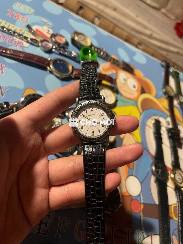 Đồng hồ si Nhật nữ hiệu Freeway dây da :