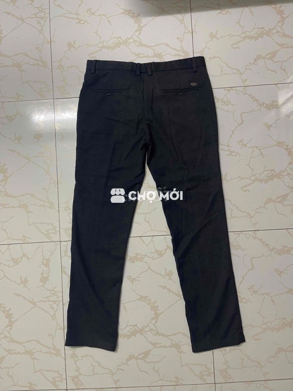 Quần tây nam vải lịch sự Xám đen 60-65kg
