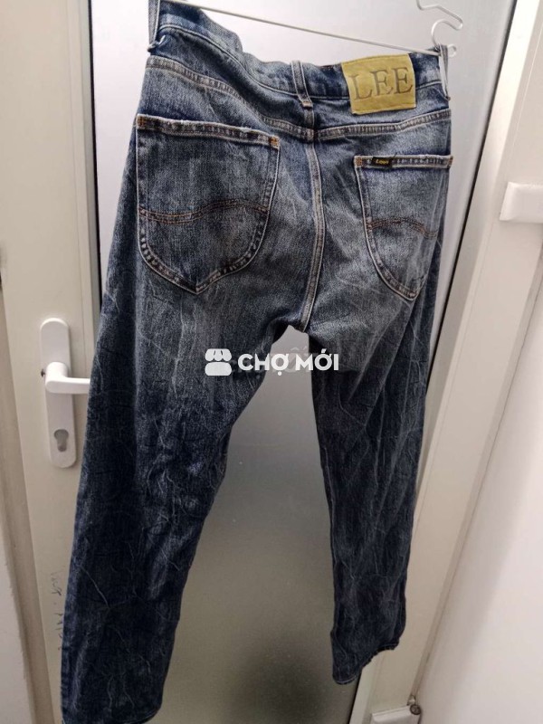 Quần jean nam Lee vải bò xanh đậm