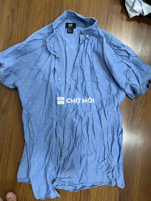 Áo sơ mi H&M nam Cotton size L