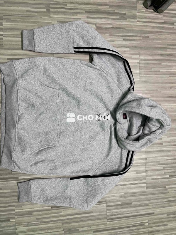 Áo khoác Hoodie Nỉ Xám Unisex size L