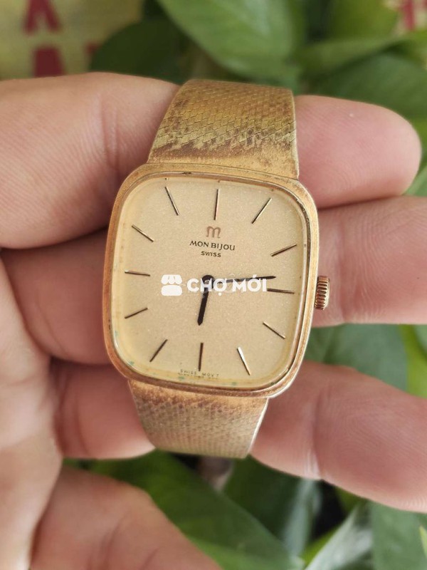 Đồng hồ Mon Bijou Nữ Vỏ bọc vàng