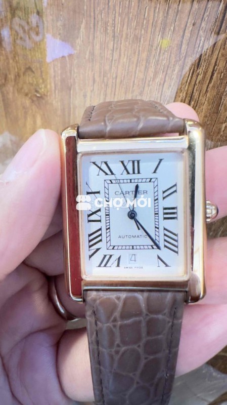 Đồng hồ đeo tay Cartier Tank Solo XL Thép