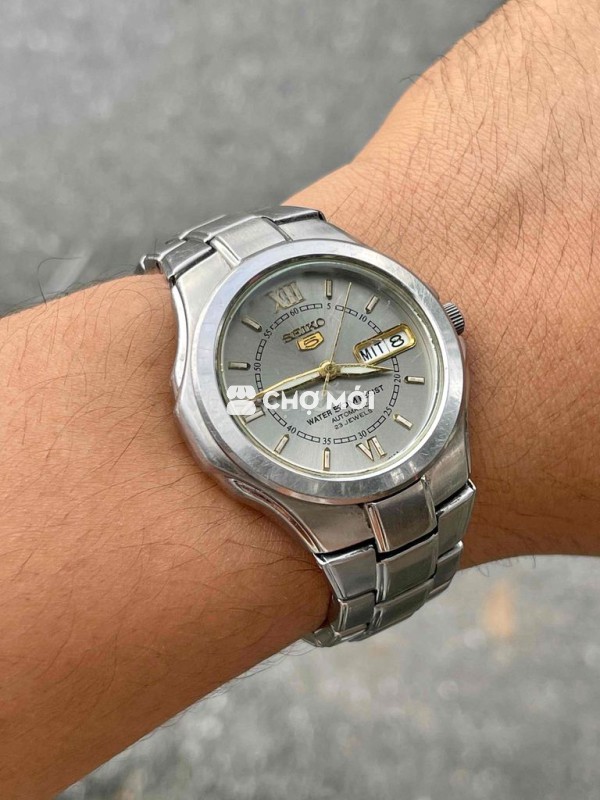 Đồng hồ Seiko 5 Bạc 38mm