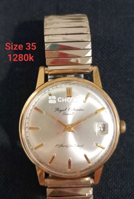 Đồng hồ cơ cót Orient máy nhật