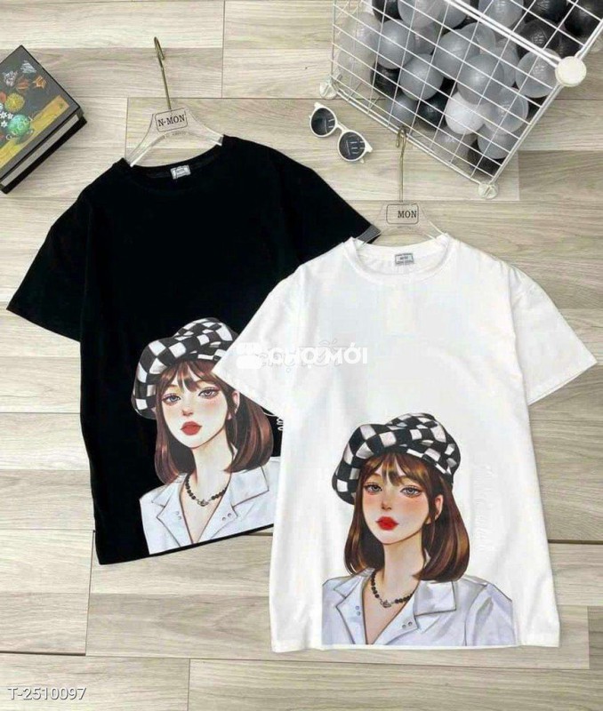 Áo thun nữ Cotton Form rộng Freesize