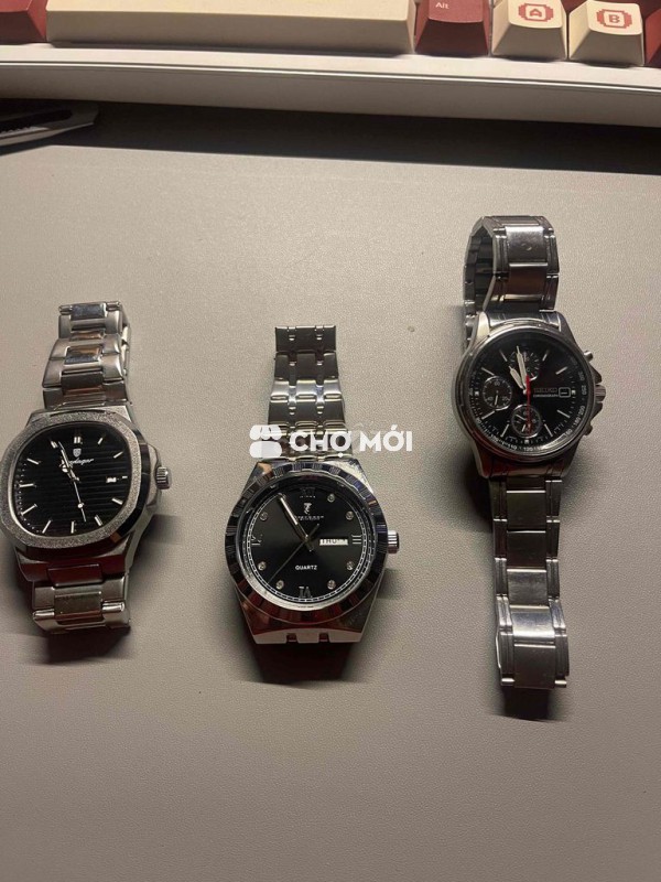 Đồng hồ Seiko Chronograph kim loại Nam