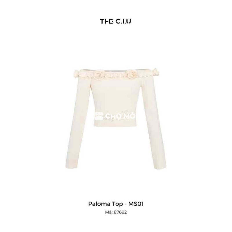 Áo THE C.I.U Paloma Top Nữ Trắng kem