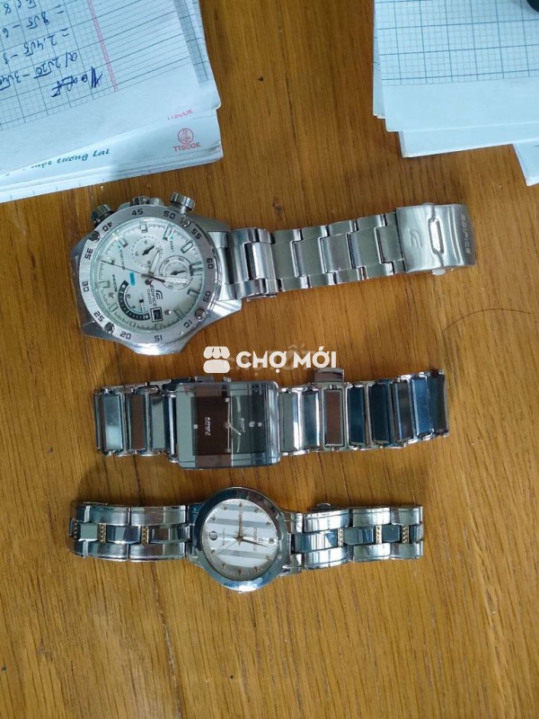 Đồng hồ Casio Edifice Kim loại Bạc