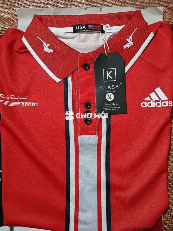 Áo polo Adidas nam co giãn thoáng mát