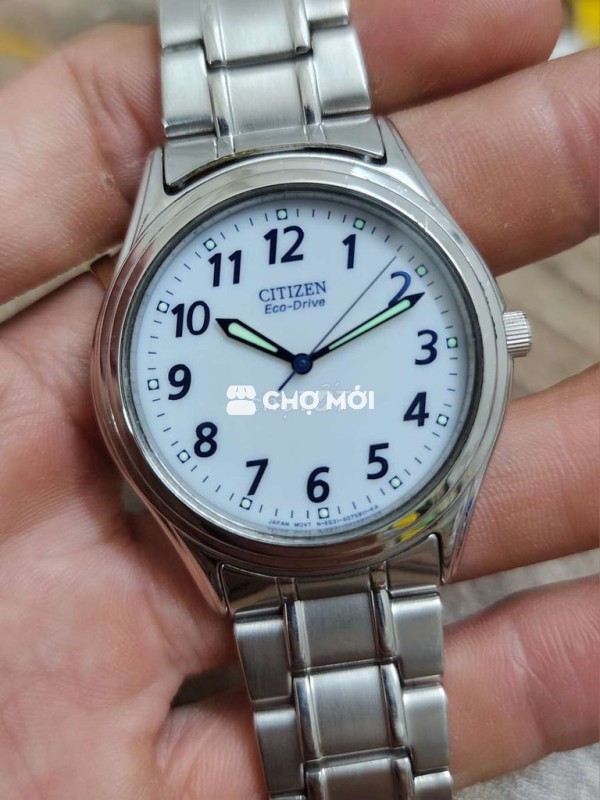Đồng hồ Citizen Eco-Drive Thép Bạc