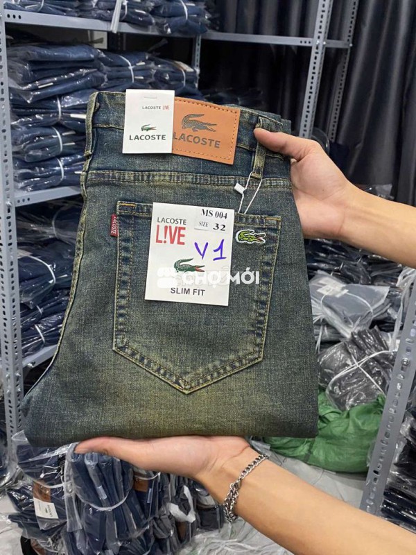 Quần jean nam Lacoste Pháp