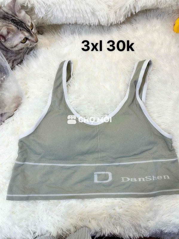 Áo bra thể thao DanShen Nữ Vải gân 3XL