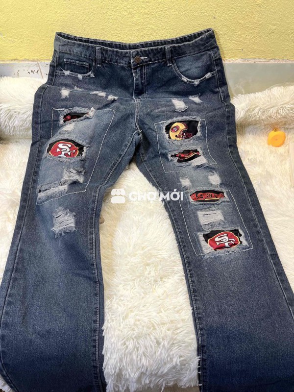 Quần dài Jean nam XXL Xanh đậm