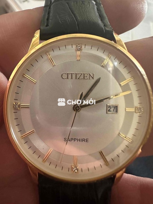 Đồng hồ Citizen nam da kim loại chính hãng