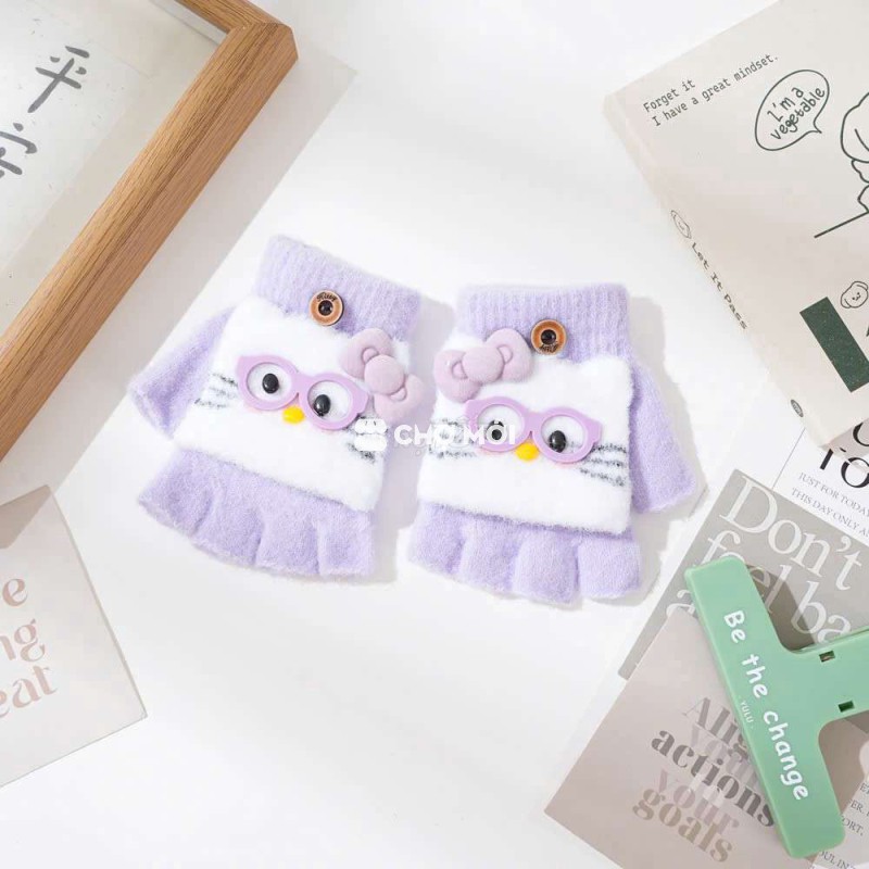 Găng tay trẻ em Kitty 4-10 tuổi