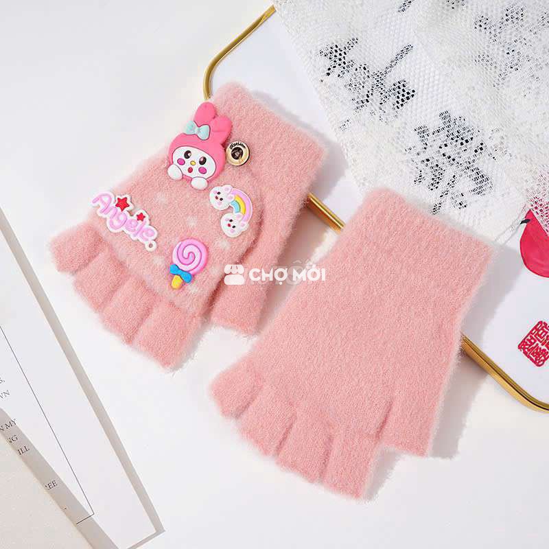 Găng tay nữ len hoạt hình